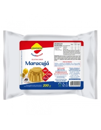 GELATINA DIET MARACUJA LOWCUCAR 200G