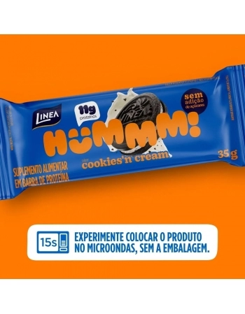 BARRA PROTEINA COOKIES CREAM LINEA 12X35G