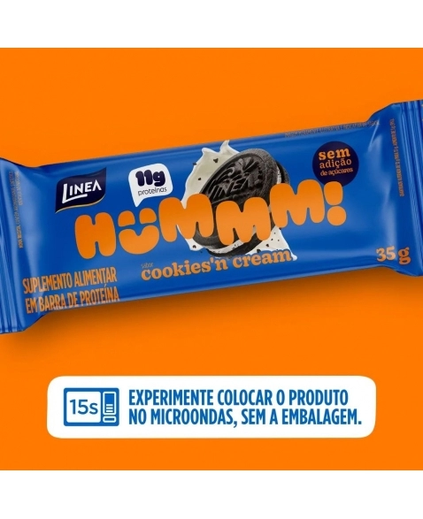 BARRA PROTEINA COOKIES CREAM LINEA 12X35G