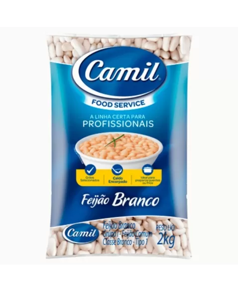 FEIJAO BRANCO T1 FS CAMIL 2KG