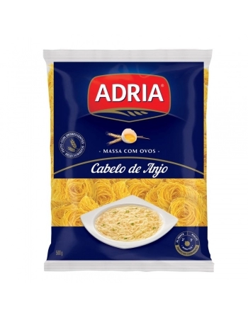 MACARRAO C/OVOS ALETRIA (CABELO DE ANJO) ADRIA 500G