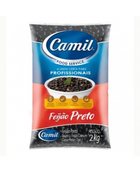 FEIJAO PRETO T1 FS CAMIL 2KG