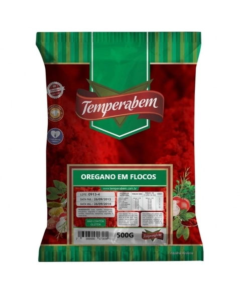 OREGANO TEMPERABEM 500G