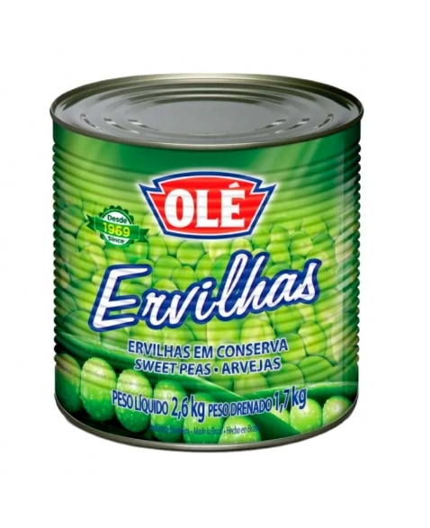 ERVILHA CONSERVA OLE LT 1,7KG