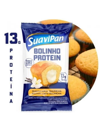 BOLINHO PROTEICO BAU/BAU SUAVIPAN 12X55G