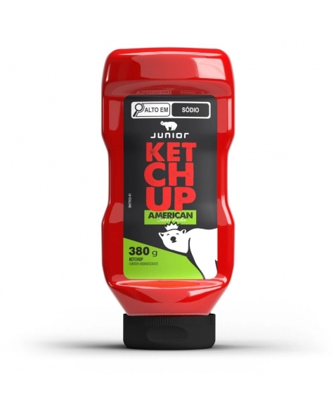 KETCUP AMERICANO JUNIOR FRASCO 380G