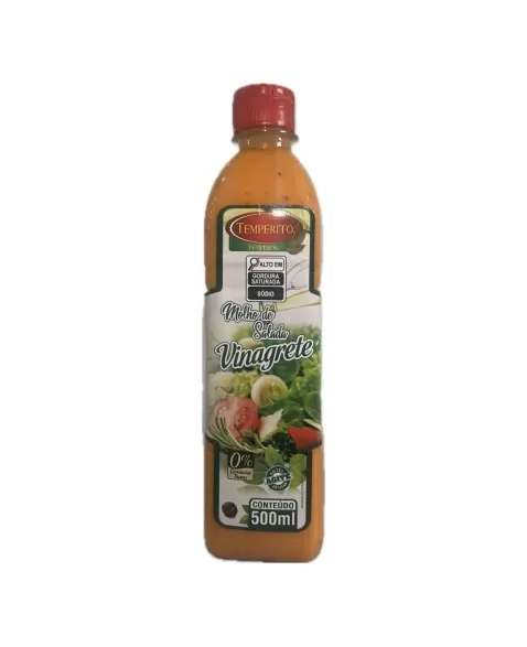 MOLHO SALADA VINAGRETE TEMPERITO 500ML