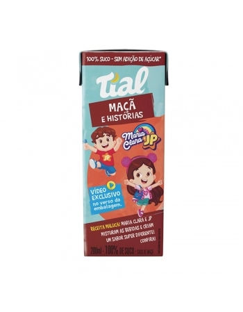 SUCO MACA 100% FRUTA TIAL 24X200ML