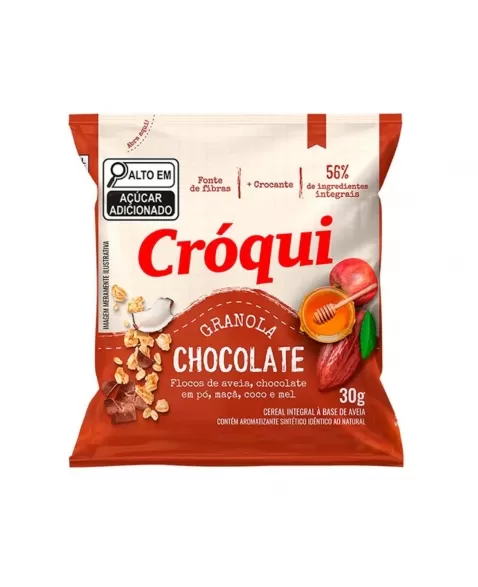 GRANOLA CHOCOLATE SACHET CROQUI 50X30G