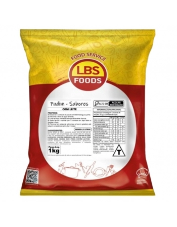 PUDIM C/LEITE MORANGO LBS 1KG