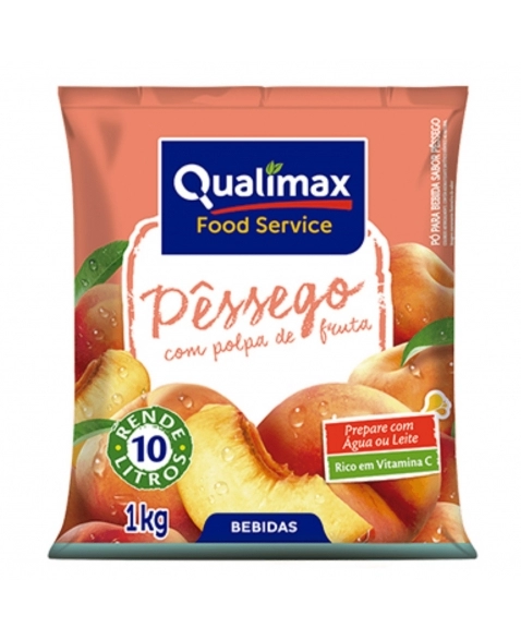 REFRESCO PESSEGO QUALIMAX 1KG