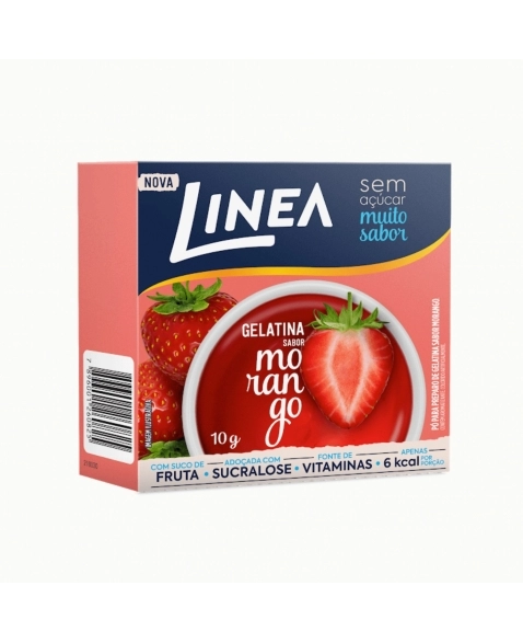 GELATINA DIET MORANGO LINEA 10G