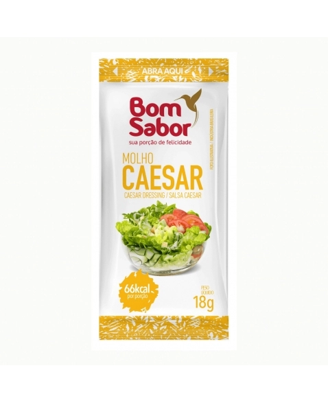 MOLHO CAESAR SACHET BOM SABOR 200X10G