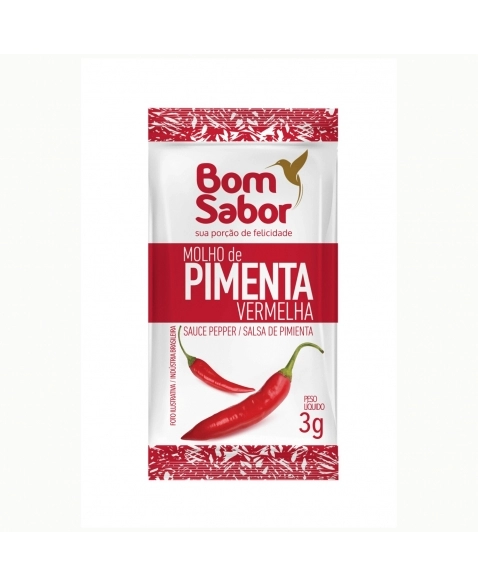 MOLHO PIMENTA SACHET BOM SABOR 200X3G