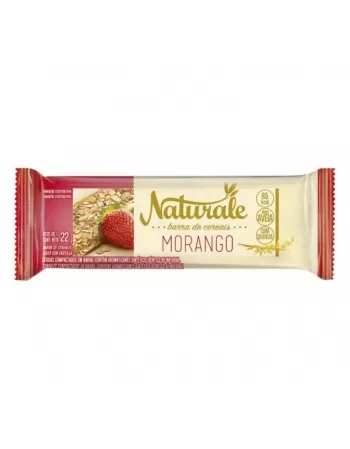 BARRA DE CEREAL MORANGO NATURALE DP24X22G