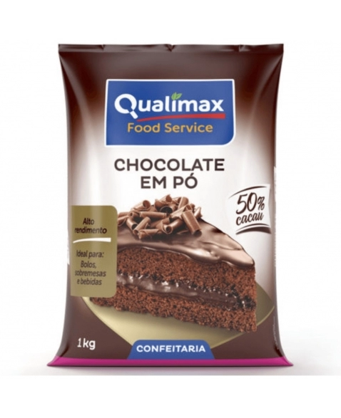 CHOCOLATE EM PO 50% QUALIMAX 1KG