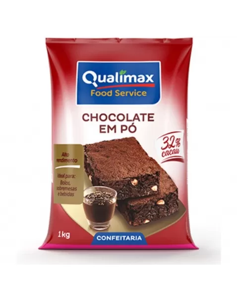 CHOCOLATE EM PO 32% QUALIMAX 1KG