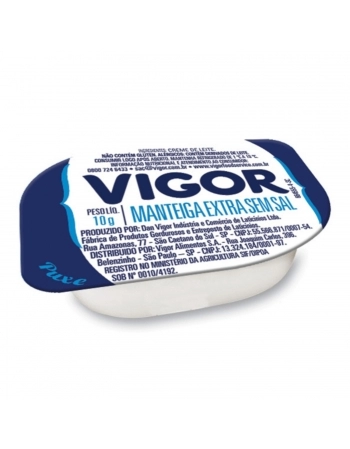 MANTEIGA S/SAL SACHET VIGOR 192X10G