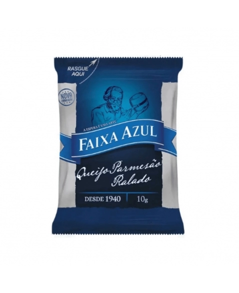 QUEIJO PARMESAO RALADO FAIXA AZUL 100X10G