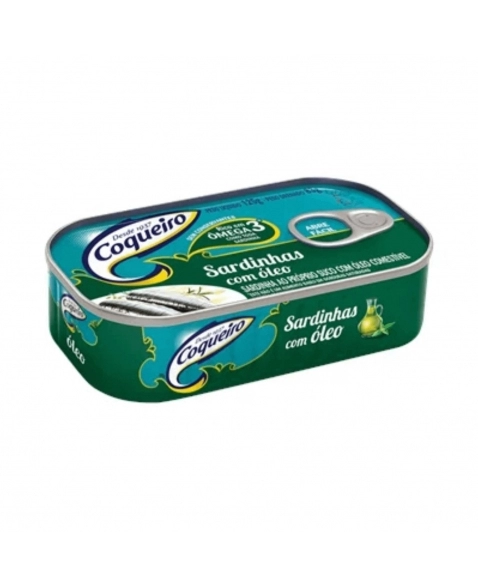 SARDINHA COQUEIRO OLEO LT 125G