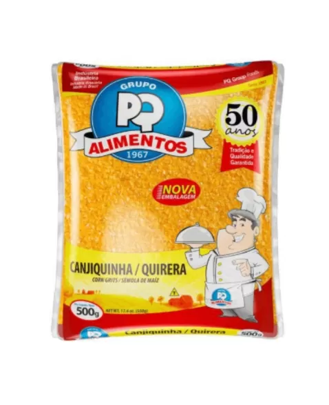 CANJIQUINHA (QUIRERA) DE MILHO PQ 1KG