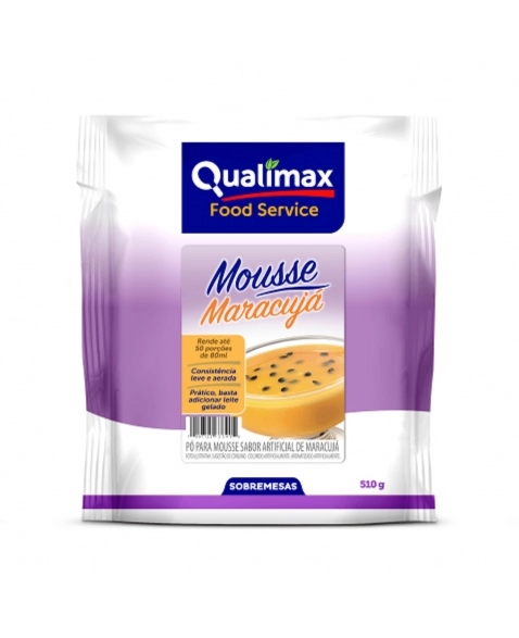 MOUSSE MARACUJA QUALIMAX 510G