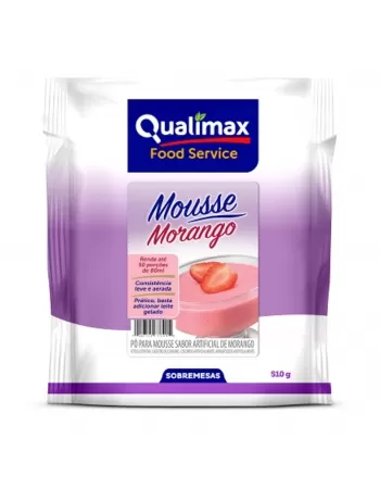 MOUSSE MORANGO QUALIMAX 510G