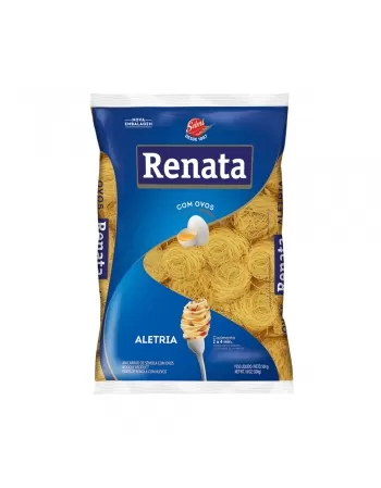 MACARRAO C/OVOS ALETRIA (CABELO DE ANJO) RENATA 500G